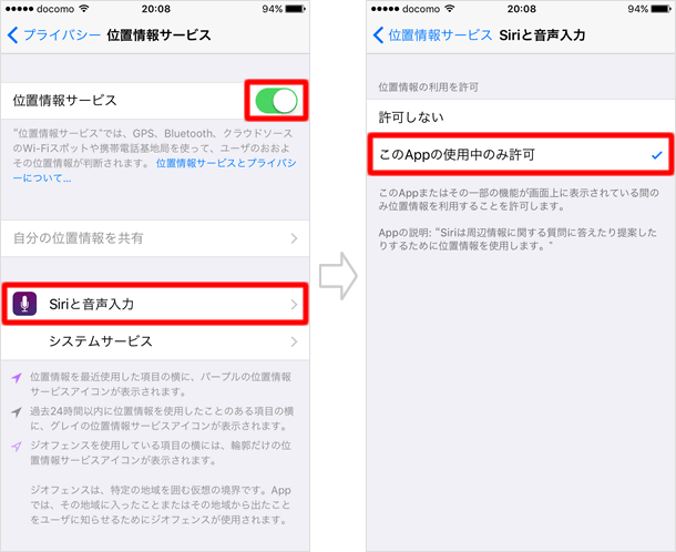 位置情報サービス