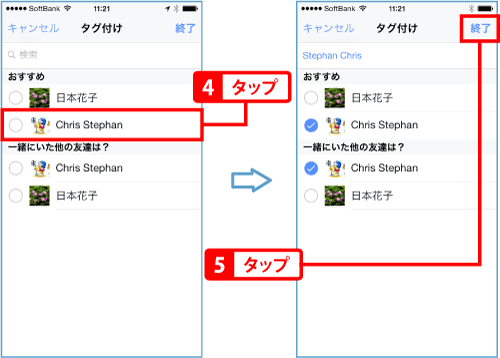 タグ付け