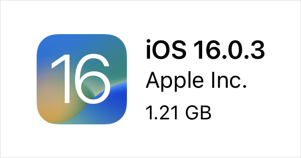 iOS 16.0.3