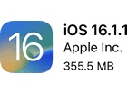 iOS 16.1.1とiPadOS 16.1.1がリリース