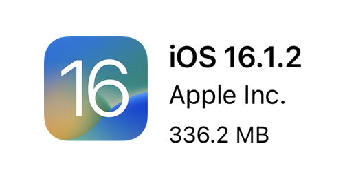 iOS 16.1.2がリリース、「重要なセキュリティアップデート」を実施