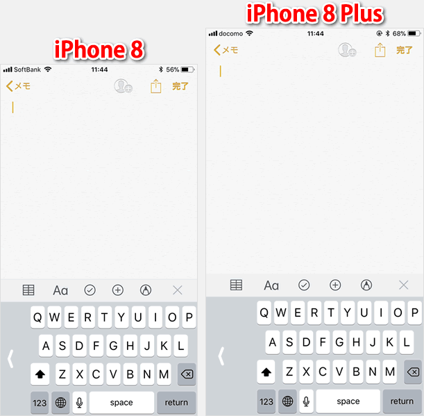 iPhone8と8 Plus