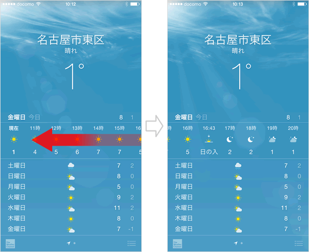 天気の使い方 Teachme Iphone